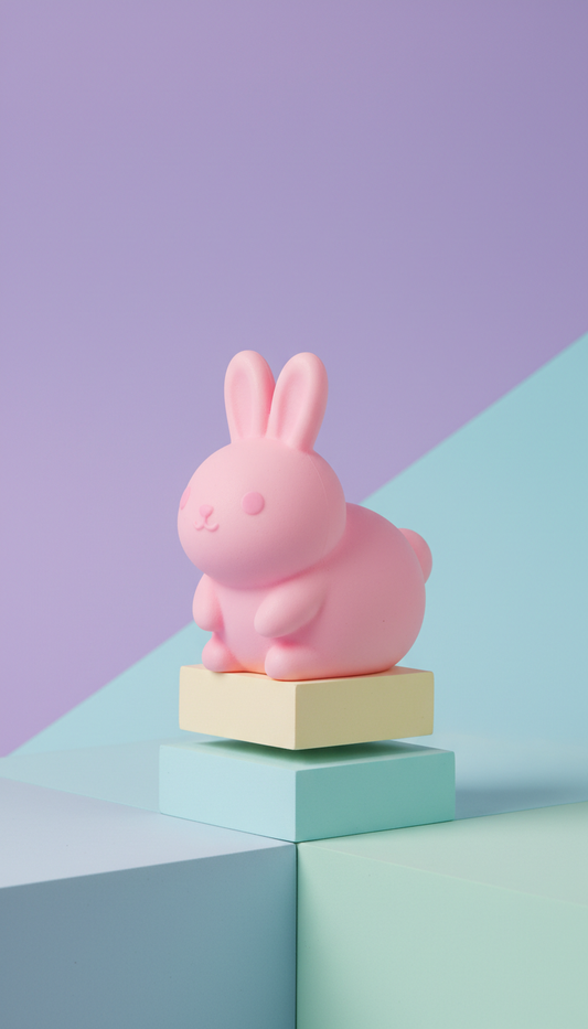 Candy Pink Bunny Ultra-Soft Squishy